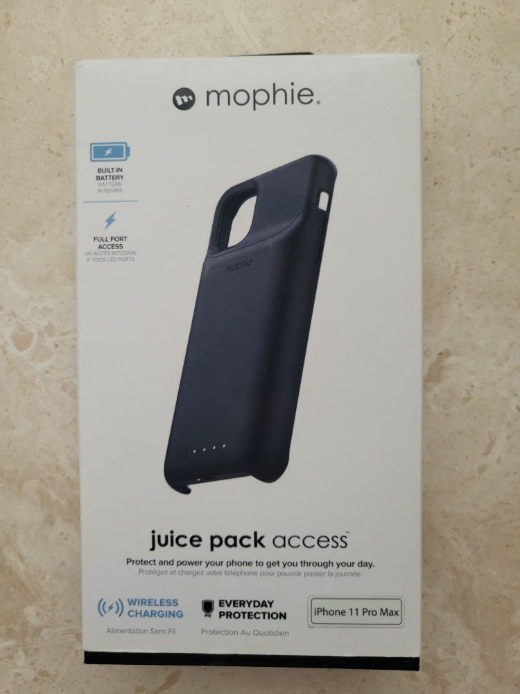 Mophie Juice Pack Access Protective Battery Case for iPhone 11 Pro Max - Black
