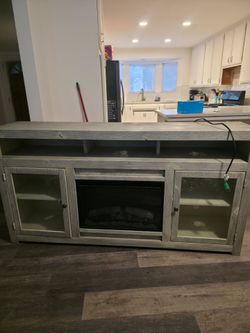 Fireplace entertainment center