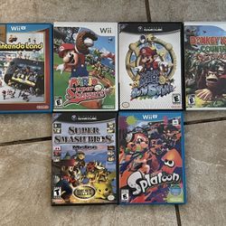 Video Games For GameCube, Wii U, & Wii