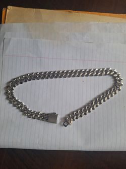 Iced out Cuban chain