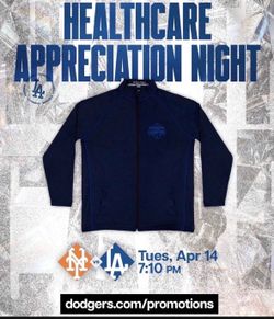 LA Dodgers, Healthcare Appreciation Night Sweater, 04/14/2026 SGA –Size XL (new)