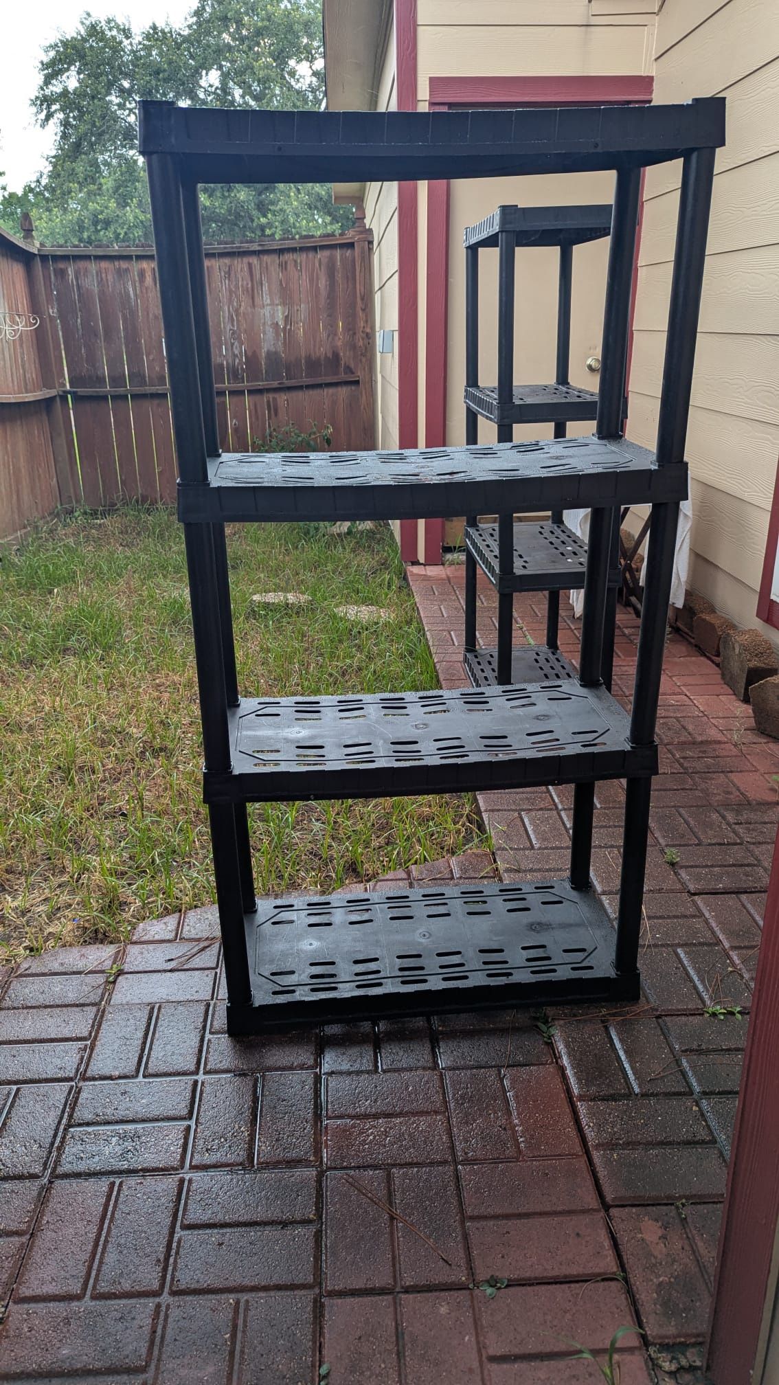 Hyper Tough Plastic Shelves Garage Storage