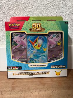 Pokemon - 30th Celebration Battle Deck (Espeon ex) - $43
