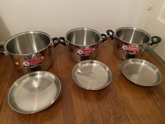 Stainless Steel Pots - New