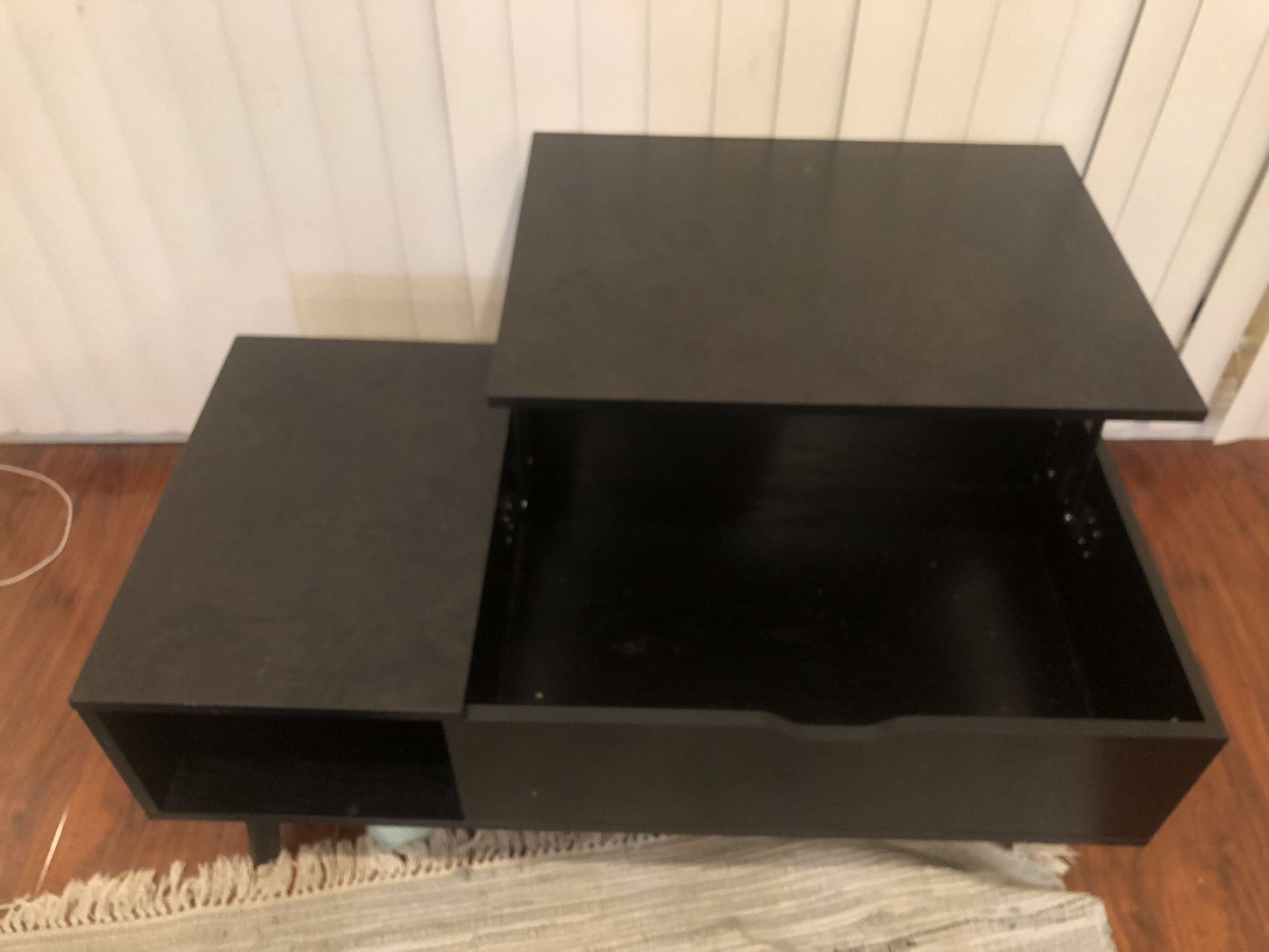 Black Coffee Table With Storage