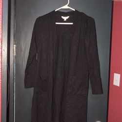 Soft Black Shawl/Cardigan