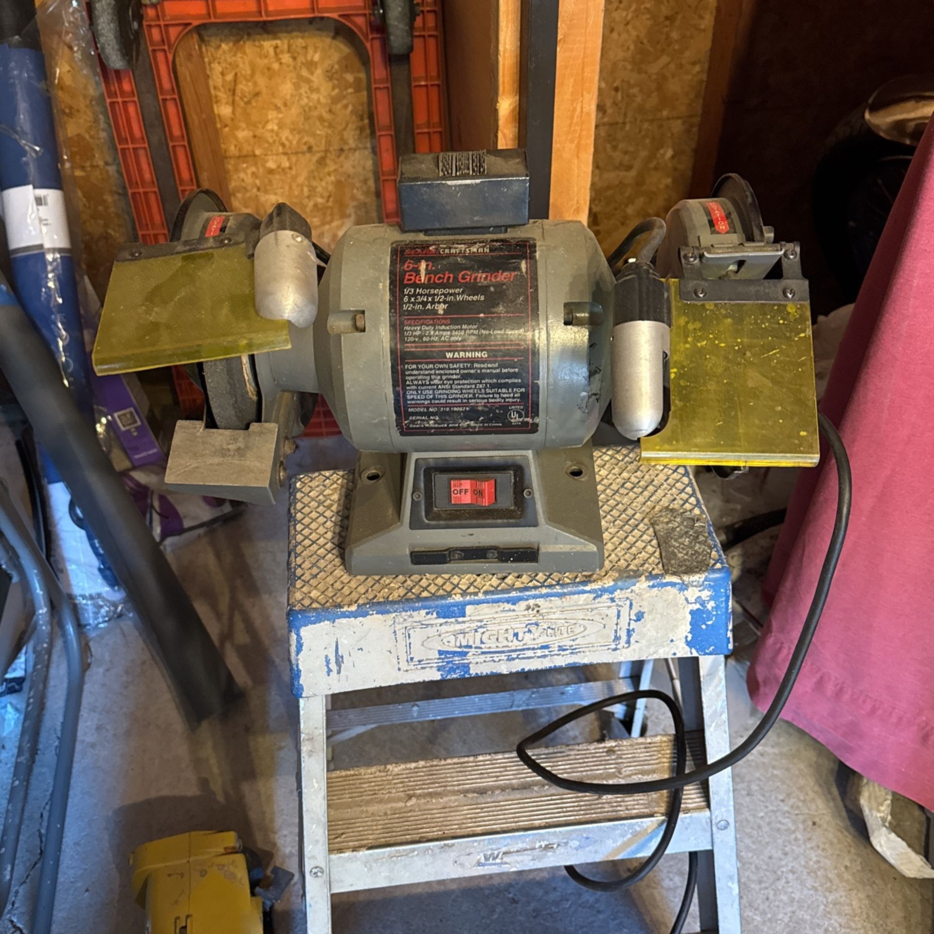 Bench Grinders, Drill Press
