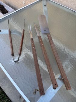 Vintage Kershaw  Oregon BBQ cutlery set