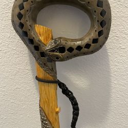 Hand Carved Wood Walking Stick/cane Christmas Present