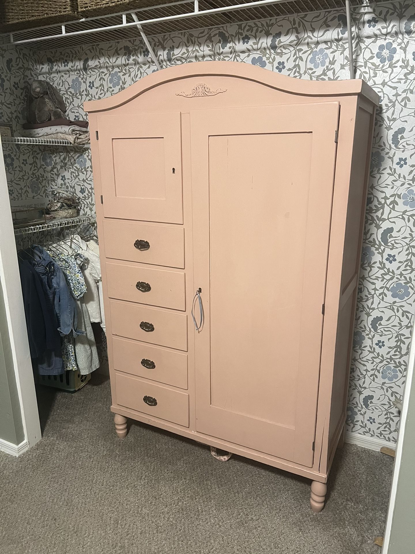 Antique Armoire Refurbished