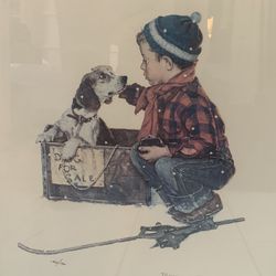 Norman Rockwell lithograph