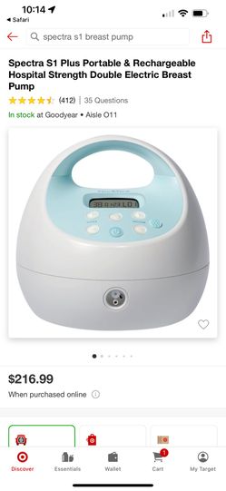 Spectra S1 Portable and Rechargeable Milk Machine