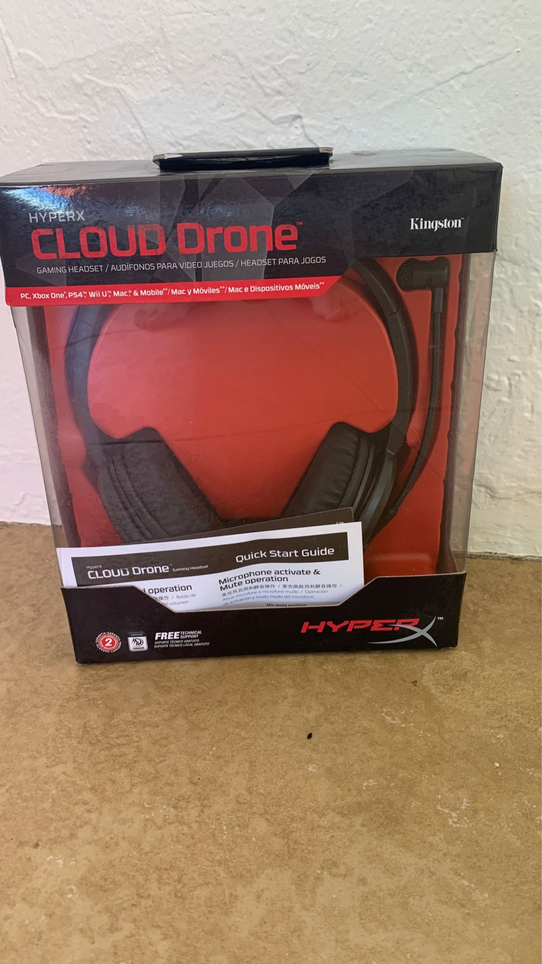 HyperX Cloud Drone gaming headset 40mm