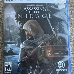 New! Assassin's Creed Mirage w/ Forty Thieves (Sony PlayStation 5 PS5) Sealed!