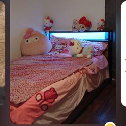 Full Bed Frame With Matters 