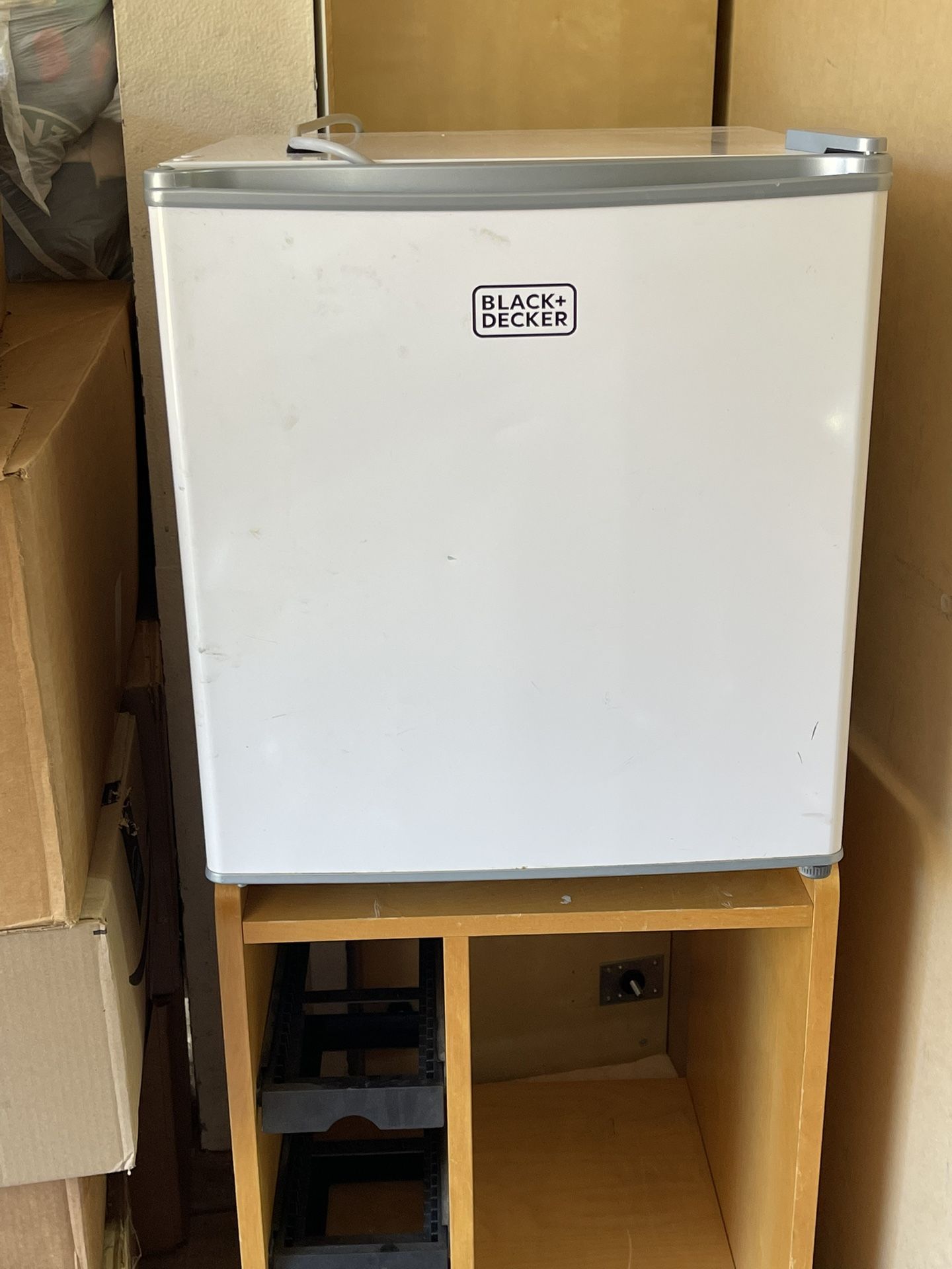 White Mini Fridge