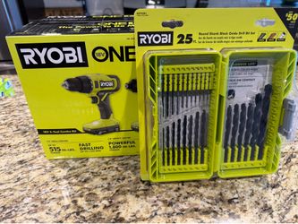Brand new Ryobi 2 tool kit with drill and driver