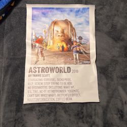Astroworld travis scott poster 