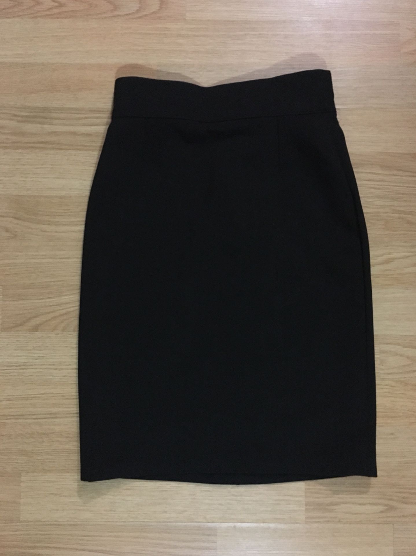 Brown pencil skirt