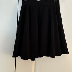 Chic Black Skater Skirt size Medium 