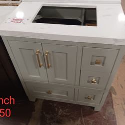 30 in. bathroom vanities in different styles- Prices start at $100