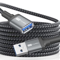 ITD ITANDA 10FT USB Extension Cable USB 3.0 Extension Cord Type A Male to Female5Gbps Data Transfer