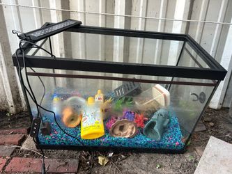 30 gal tank with starter kit and accessories