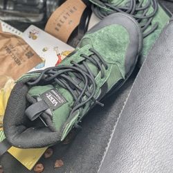 Forest Green Suede Vans