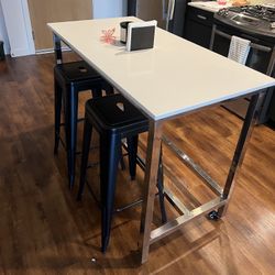 Bar Counter Top Kitchen Table Island Table