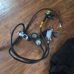 Diver Gear Mask And Carry Bag