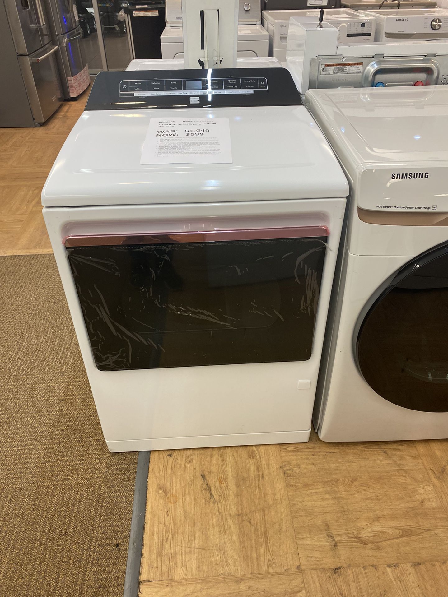 New Kenmore Gas Dryer