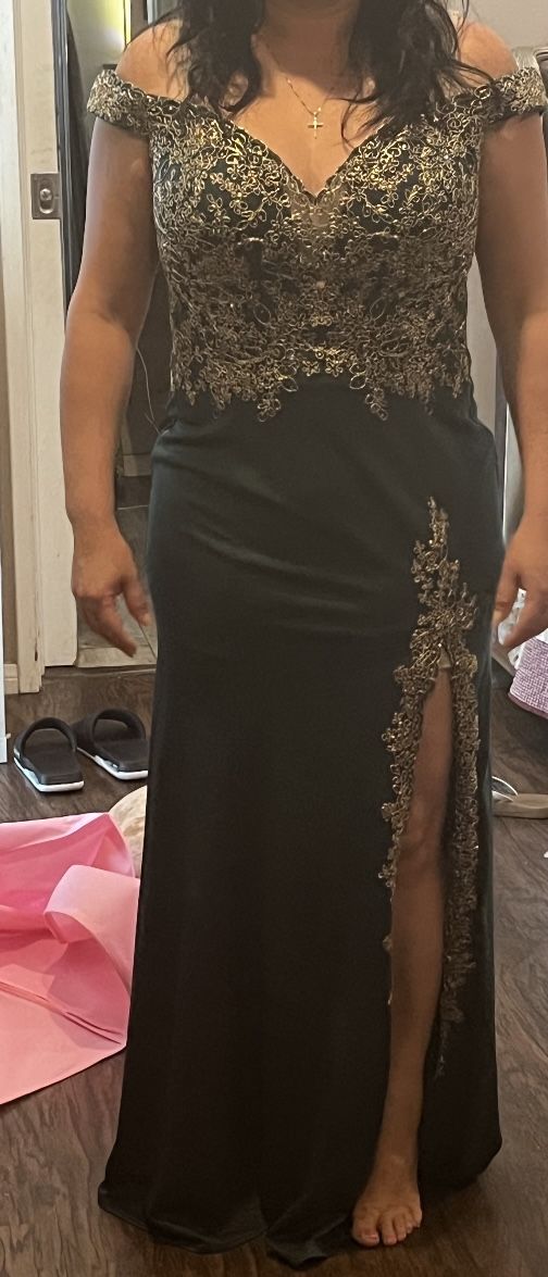 Emerald Green Evening Gown