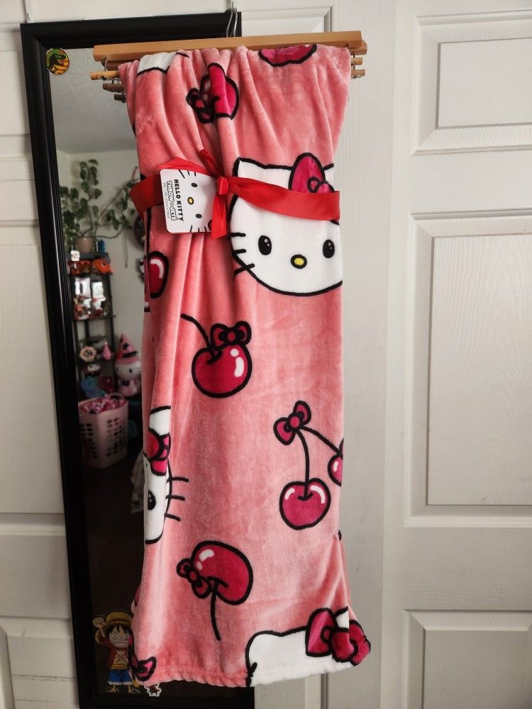 Hello Kitty Cherry Cherries Blanket