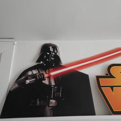 Star Wars Yoda, Darth Vader, Logo Lot Of 3