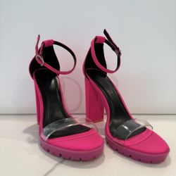 Fashion nova Hot Pink Heels