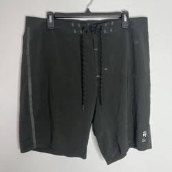 Outerknown Kelly Slater Apex Board Shorts Mens 34 Black Surf Beach