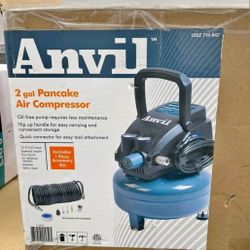 Anvil 2g Pancake Air Compressor With 7-piece Accessories ..