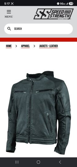 Speed and strength motorcycle jacket