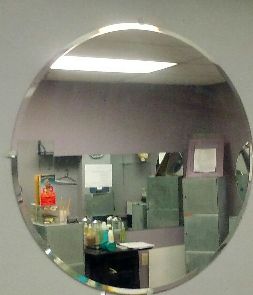 Round wall mirrors 29 1/2" across