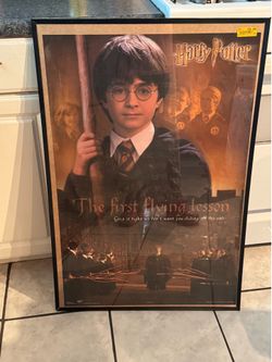 Harry Potter Poster - First Flying Lesson (framed)