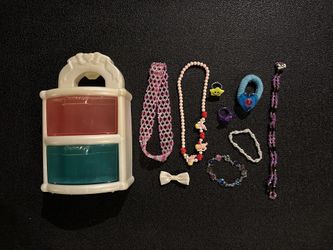 Fisher Price Jewelry Box with Jewelry 