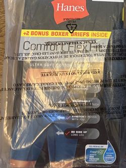 Hanes Comfort Flex Fit Boxer Briefs 7-Pack, Men's M