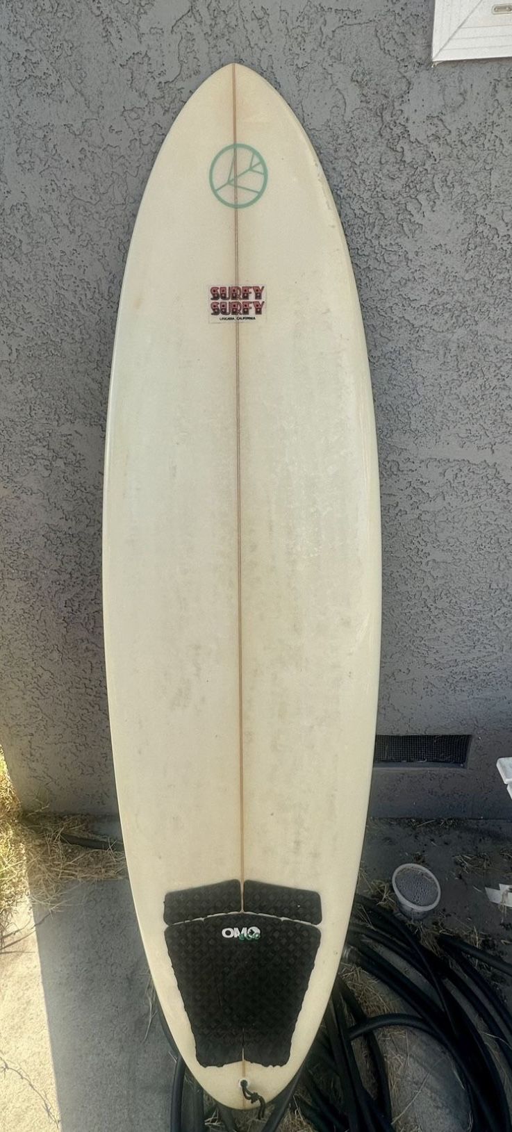 6’4” Gary Hanel Egg Surfboard
