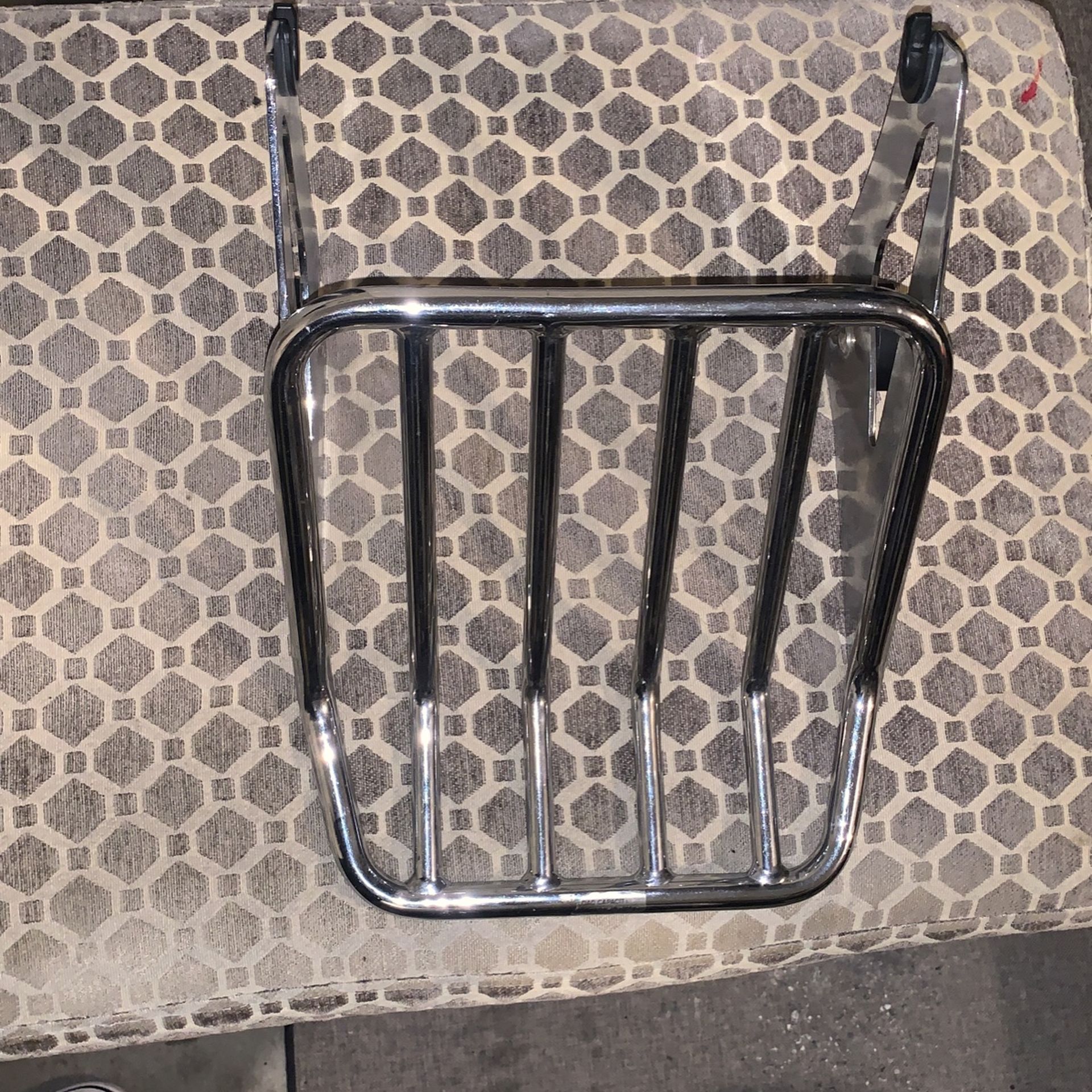 Harley Davidson luggage rack. 