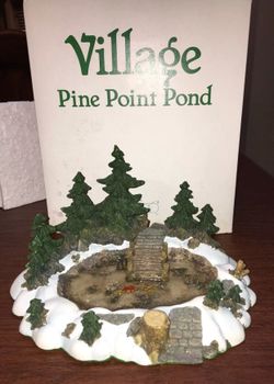 Dept 56 Christmas Village “Pine Point Pond”