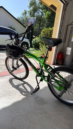 Bike and helmet