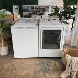 Large Capacity Washer Dryer Set 