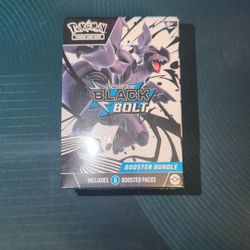 pokémon cards scarlet & violet black bolt booster bundle