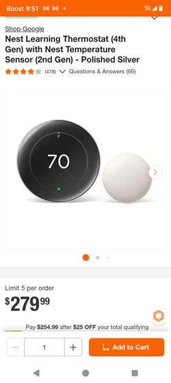 Brand New Nest thermostat