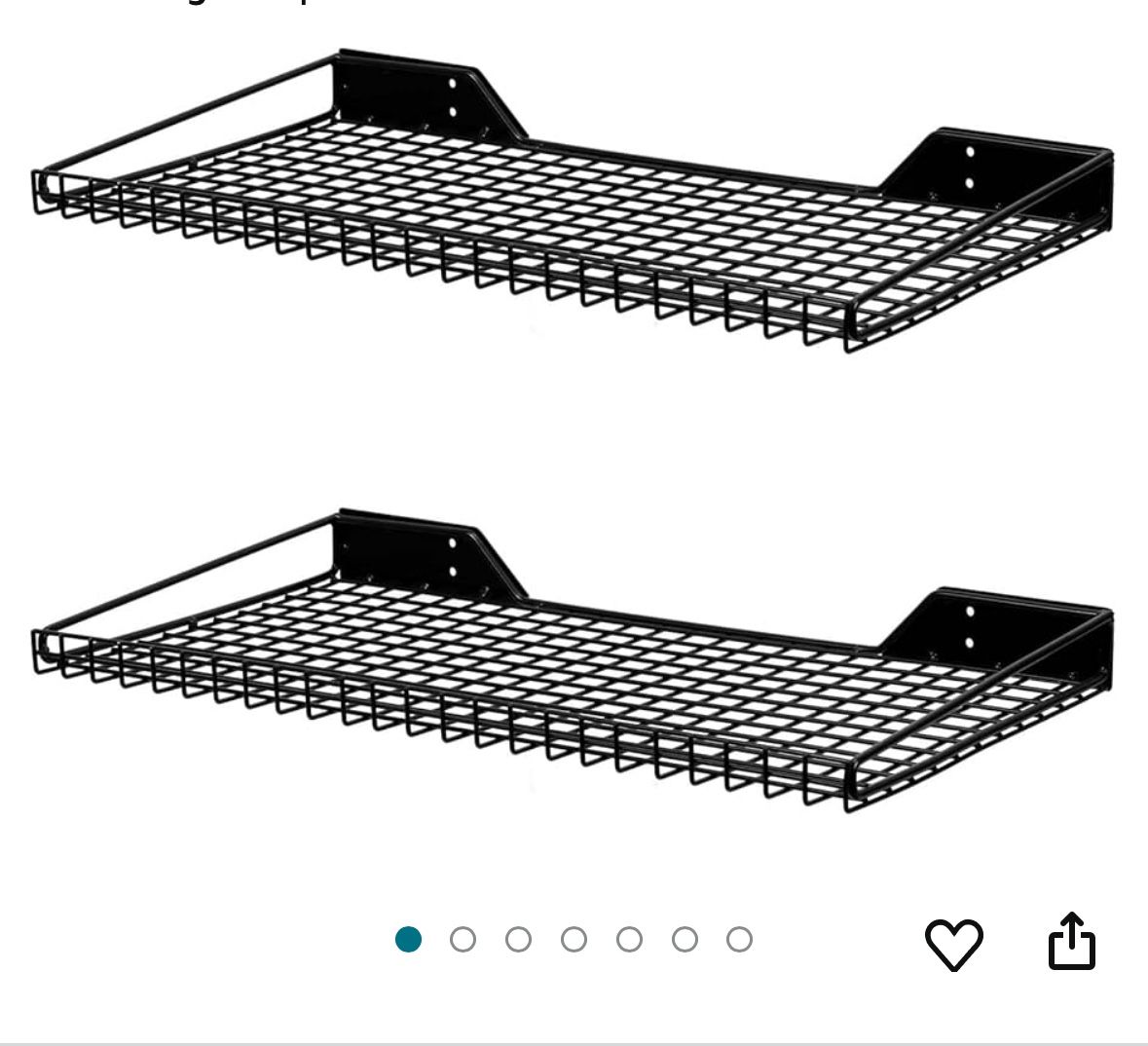 Wallmaster Garage Wall Shelf 2 Pack